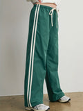 Down To Earth Stripe Pant in Green