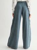 We Scream For Scallops Trouser in Denim