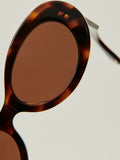 Bethnall Oval Sunglasses in Tortoise