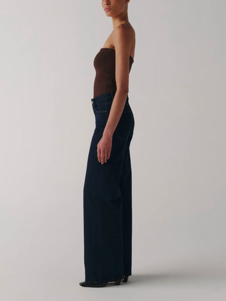 NCE Knit Wide Leg Jean in Long Gone