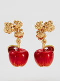 Apple Blossom Drop Earrings