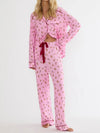 Livy & Connie PJ Set in Pink Milk & Cookies