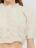 Pass The Pearls Sweater in Ivory