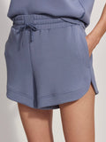Ollie High Rise Short 3.5 in Stone Blue