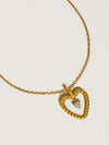 Freya CZ Heart Necklace