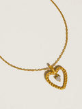 Freya CZ Heart Necklace