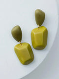 Kiwi Geo Earrings