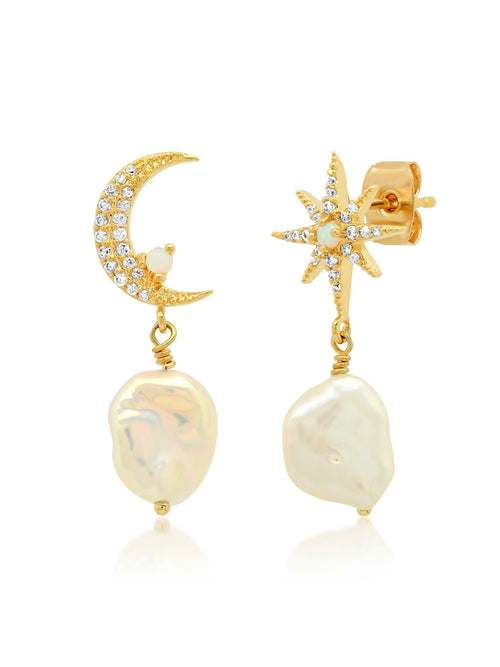 Mismatched Celestial Earrings