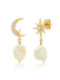 Mismatched Celestial Earrings