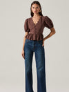 Arely Top in Brown