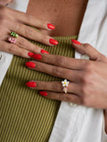 Flower Candy Face to Face Ring