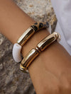 Aira Chunky Bangle Set in Leopard