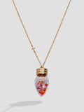 Light Bulb Shaker Slider Necklace