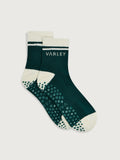 Grayson Half Crew Grip Sock in Ponderosa Pine