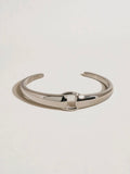 Freddy Hoop Bangle in Silver