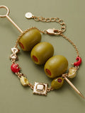 Pasta Girl Linear Bracelet
