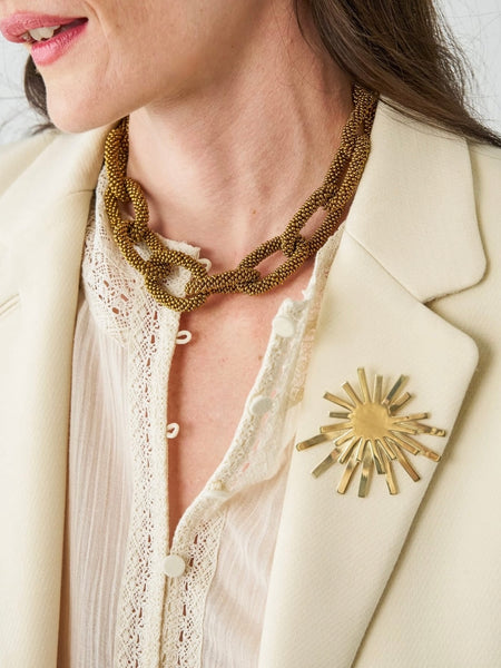 Eliza Starburst Brooch