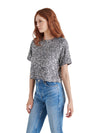 Cressa Sequin Top in Grey