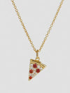 Baby Slice Pave Necklace