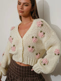 Full Bloom Sweater in Ivory