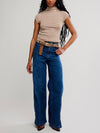 Lola Tee Stripe in Otter Combo