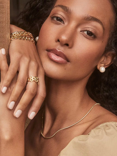 Brooklyn Statement Ring in Gold