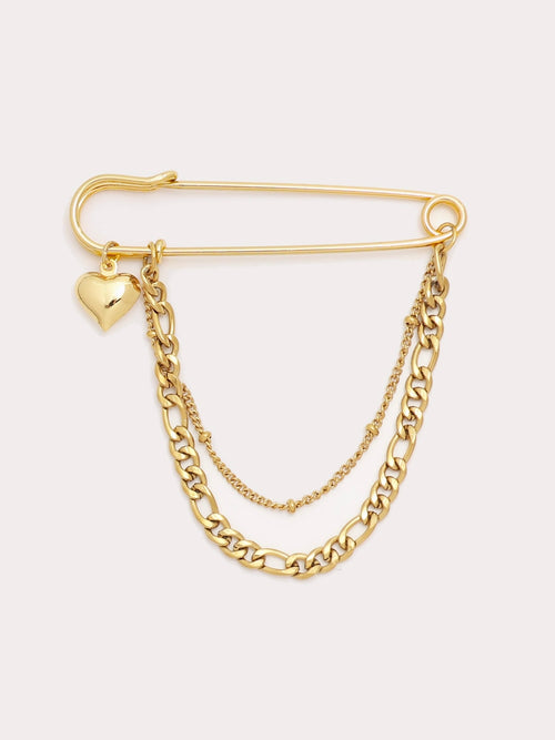 Safety Pin Brooch