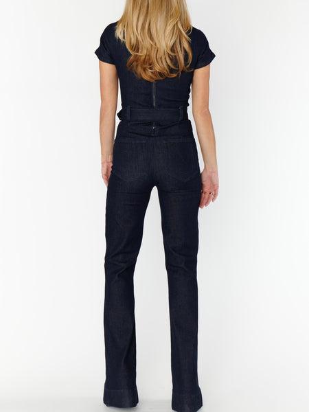 Downtown Jumpsuit in Deep Blue