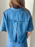 Lenora Shirt in Bleu Jean