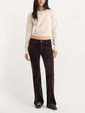 The Fine Knit Cardigan in Pearl