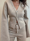 Bell & Tell Cardigan in Oatmeal