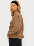 Devyn Oversized Sweatshirt in Spooky Dusk