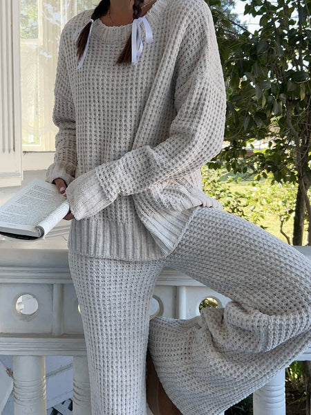 Callie Sweater in Snow Cloud