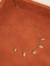 Paray Pearl Heart Charm Necklace