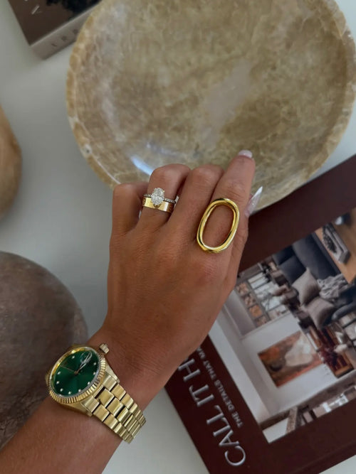 Amanda Open Oval Ring