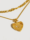 Landy Layered Heart Chain Necklace
