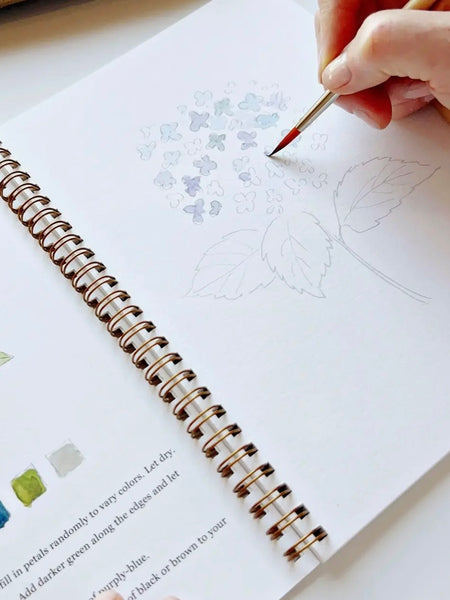 Flowers Watercolor Workbook