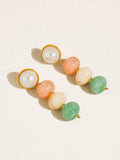 Alani Stone Earrings in Pastel