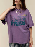 Pink Floyd Faces OS Tee in Orchid