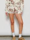 Fancy A Floral Shorts in Cream