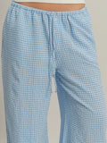 Bring The Gingham Pant in Blue