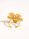 Eze Pearl Flower Statement Ring