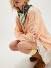 Carmen Knitted Triangle in Denim Jeans