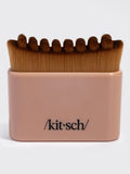 Lymphatic Contour Face Brush in Terracotta