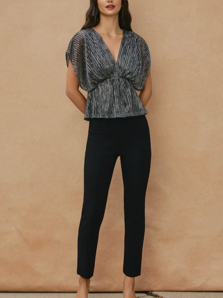 Shining Star Blouse in Silver