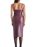 Levina Dress in Cordovan