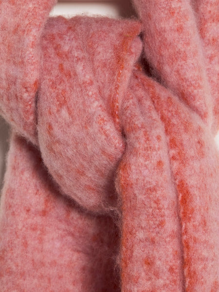 Winter Chill Blanket Scarf in Pink