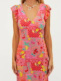 Elodie Dress in Passion Fruit
