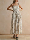 On The Town Printed Dress in Ecru