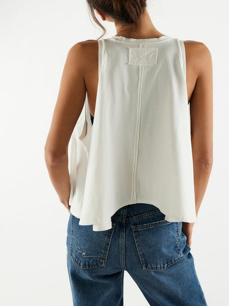 Hialeah Tee in Clean Ivory